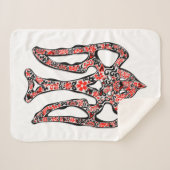 Couverture Sherpa Trident de l'emblème national ukrainien tryzub sty (Devant (Horizontal))