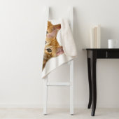 Couverture Sherpa Trois mignons Ginger Chat Kittens amis Photo de la (En situation)