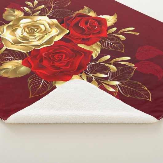 Couverture Sherpa Trois Roses de bijoux (3/4)