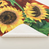Couverture Sherpa Trois Tournesols Sherpa Blanket (3/4)