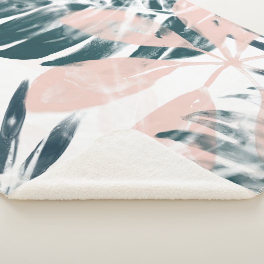 Couverture Sherpa Tropical Blush (3/4)