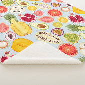 Couverture Sherpa Tropical Fruit Sherpa Blanket (3/4)