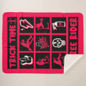 Couverture Sherpa Trottinette Freestyle Trick (Devant (Horizontal))