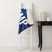 Couverture Sherpa Trump 2024 Gardez l'Amérique grande - bleu rouge (En situation)