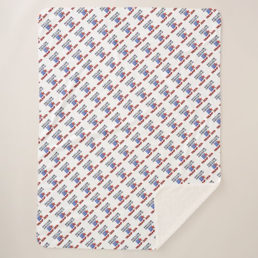 Couverture Sherpa Trump 2024 Reclaim America Sherpa Blanket (Devant)