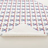 Couverture Sherpa Trump 2024 Reclaim America Sherpa Blanket (3/4)