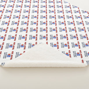 Couverture Sherpa Trump 2024 Reclaim America Sherpa Blanket