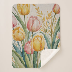Couverture Sherpa Tulip Reverie