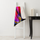 Couverture Sherpa Tulipe de Neon Glow (En situation)