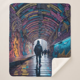 Couverture Sherpa Tunnel De Graffiti