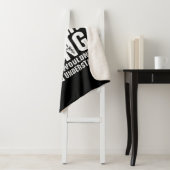 Couverture Sherpa Turner Nom personnalisé Anniversaire (En situation)