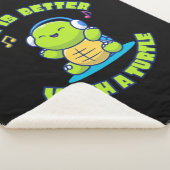 Couverture Sherpa Turtle Lover | Life Is Better With A Turtle (3/4)