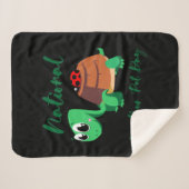 Couverture Sherpa Turtle Lover | National Love Your Turtle (Devant (Horizontal))