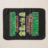 Couverture Sherpa Turtle Lover | Turtles Are Awesome (Devant (Horizontal))