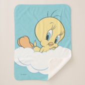Couverture Sherpa Tweety Dans Les Nuages Pose 3 (Devant)