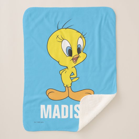 Couverture Sherpa TWEETY™ Haha (Devant)