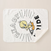 Couverture Sherpa TWEETY™ Surfboard - Prêt à rouler (Devant (Horizontal))