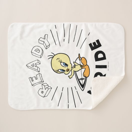 Couverture Sherpa TWEETY™ Surfboard - Prêt à rouler (Devant (Horizontal))