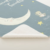 Couverture Sherpa Twinkle Moon et étoiles Sherpa Blanket (3/4)