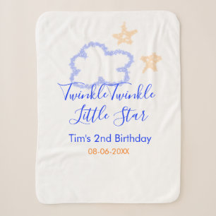 Couverture Sherpa Twinkle scintillement petite étoile anniversaire v
