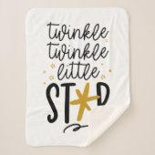 Couverture Sherpa Twinkle Twinkle Little Star Doodle (Devant)