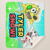 Couverture Sherpa Tyler & Snowi (Devant)