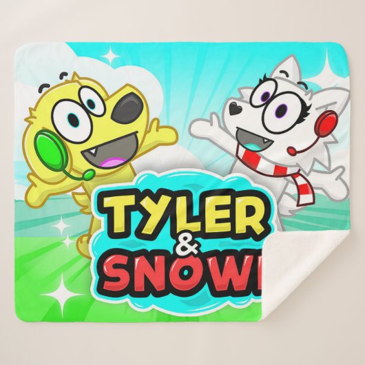 Couverture Sherpa Tyler & Snowi (Devant (Horizontal))