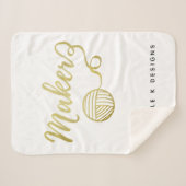 Couverture Sherpa Typographie de l'artisanat de fabrication Imprimer (Devant (Horizontal))