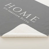 Couverture Sherpa Typographie personnelle grise avec adresse (3/4)