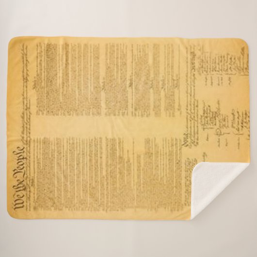 COUVERTURE SHERPA U.S. CONSTITUTION (Devant (Horizontal))