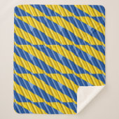 Couverture Sherpa Ukraine bleue et jaune Inspirations Paix pas de gu (Devant)