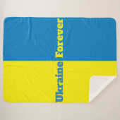 Couverture Sherpa Ukraine Forever Sherpa Blanket (Devant (Horizontal))
