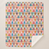 Couverture Sherpa ukulèle hawaïen (Devant)