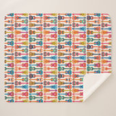 Couverture Sherpa ukulèle hawaïen (Devant (Horizontal))