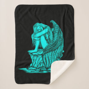 Couverture Sherpa Un ange endormi sur la pierre