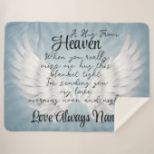 Couverture Sherpa Un câlin du ciel (Devant (Horizontal))