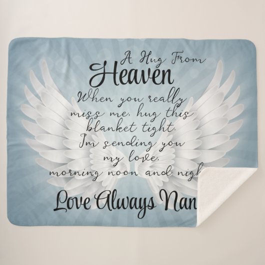 Couverture Sherpa Un câlin du ciel (Devant (Horizontal))