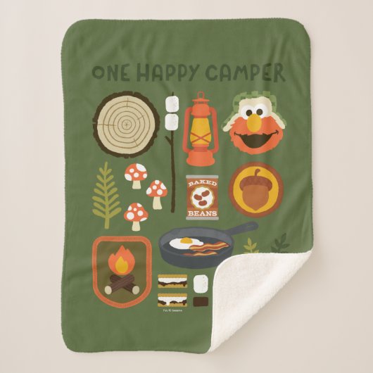 Couverture Sherpa Un Camper Heureux (Devant)