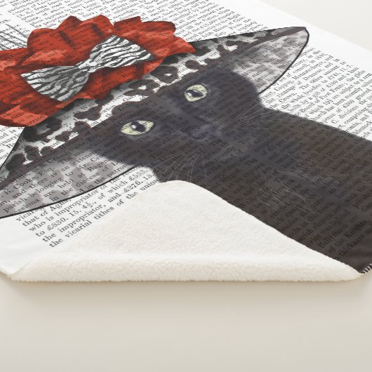 Couverture Sherpa Un chat noir avec un Casquette fabuleux (3/4)