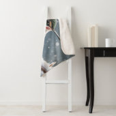 Couverture Sherpa Un colibri dans la première neige de l'hiver (En situation)