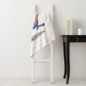 Couverture Sherpa Un Dessin Iguanodon Jouant Au Basket-Ball. (En situation)