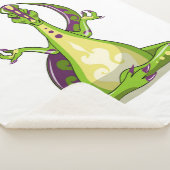 Couverture Sherpa Un Dinosaure Iguanodon Qui Fait Du Yoga. (3/4)