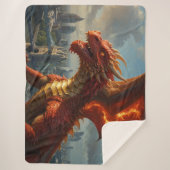 Couverture Sherpa Un dragon gallois rouge terrorisait Londres (Devant)