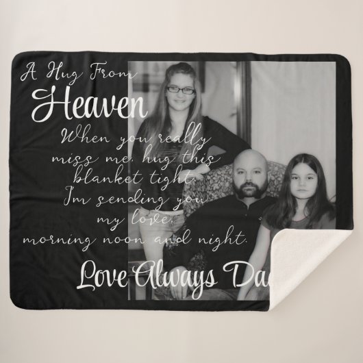 Couverture Sherpa Un Encart De La Blanche Sherpa Du Ciel (Devant (Horizontal))