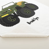 Couverture Sherpa Un Green Monster truck (3/4)