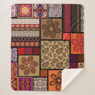 Couverture Sherpa Un méga jeu créatif de motifs sans couture inspiré
