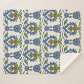 Couverture Sherpa Un ornement traditionnel arabe sans couture. Turc, (Devant (Horizontal))