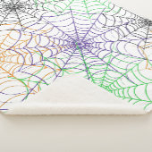 Couverture Sherpa Un simple Motif Web d'Halloween Spider (3/4)