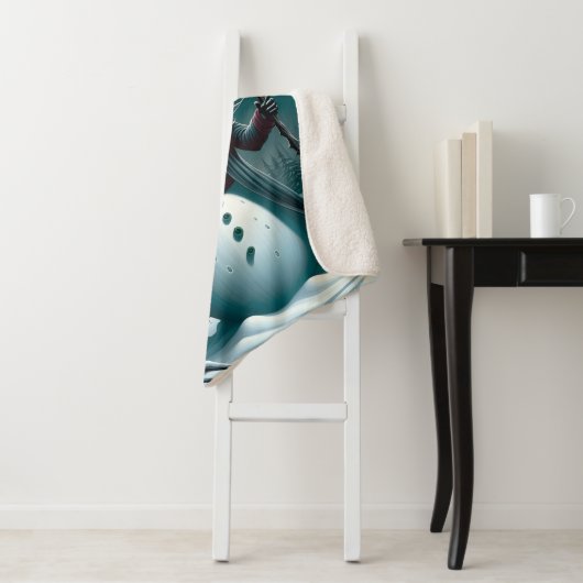 Couverture Sherpa Un Snowman Déplaisant (En situation)