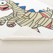 Couverture Sherpa Un Stegosaurus Caricature Habillé Comme Une Maman. (3/4)